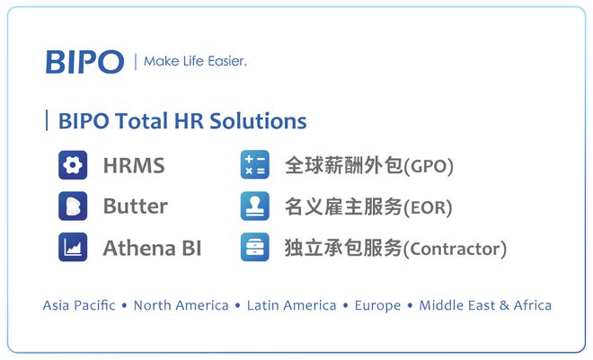 BIPO：您值得信赖的全球薪酬合作伙伴助力业务无缝运营